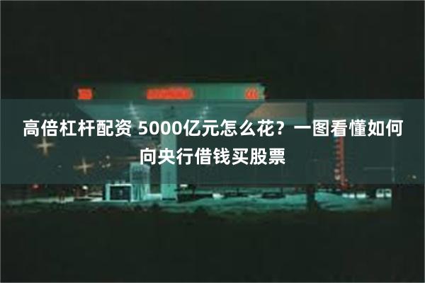 高倍杠杆配资 5000亿元怎么花？一图看懂如何向央行借钱买股票