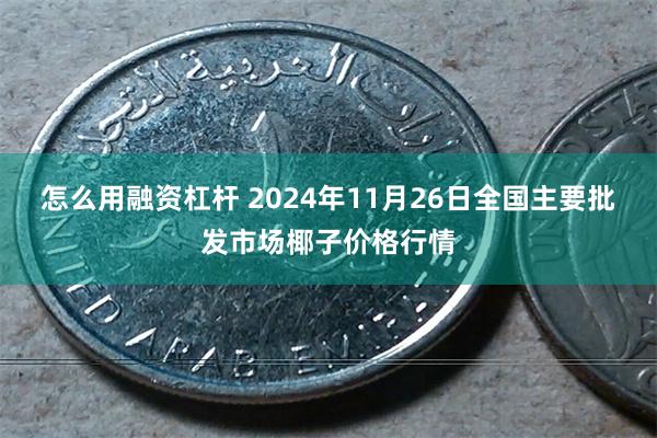 怎么用融资杠杆 2024年11月26日全国主要批发市场椰子价格行情