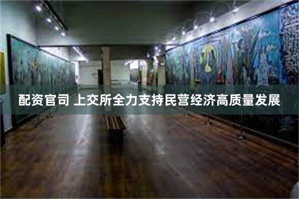 配资官司 上交所全力支持民营经济高质量发展