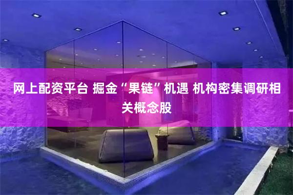 网上配资平台 掘金“果链”机遇 机构密集调研相关概念股